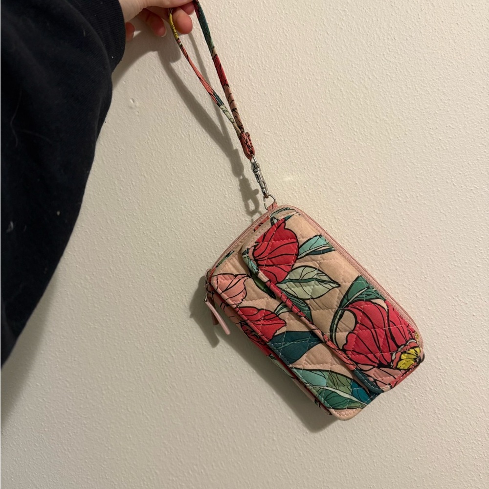 Floral Vera Bradley Wristlet Wallet
